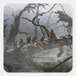 DAS HOBBIT: DESOLATION DES SMAUG™-Konzepts Artik Quadratischer Aufkleber