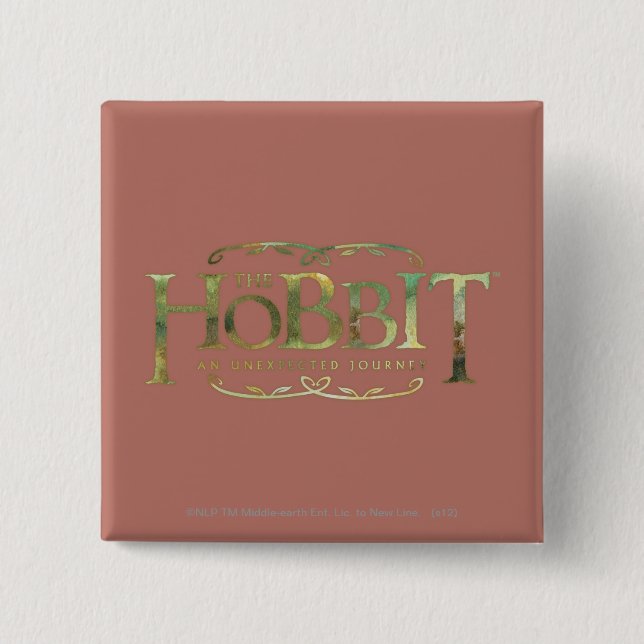 Das Hobbit Logo Green Button (Vorderseite)