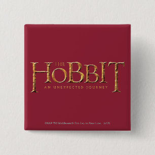Das Hobbit-Logo ist texturiert Button