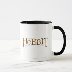 Das Hobbit-Logo ist texturiert Tasse