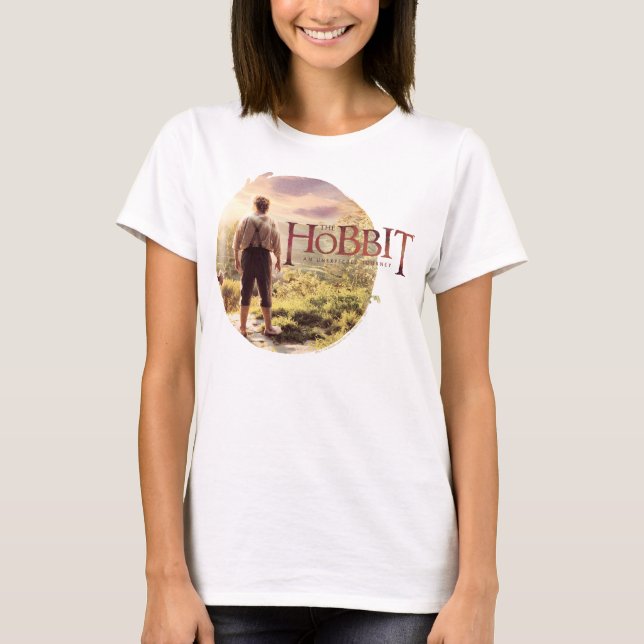 Das Hobbit-Logo mit BILBO BAGGINS™ Back T-Shirt (Vorderseite)