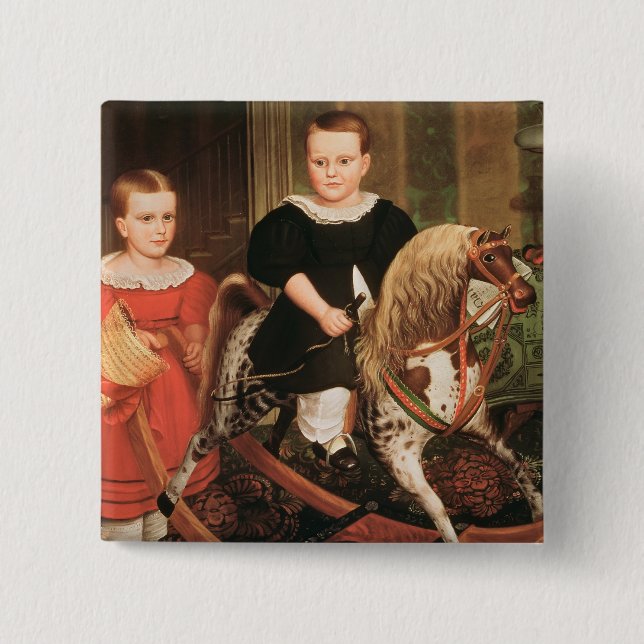 Das Hobby-Pferd, c.1840 Button (Vorderseite)