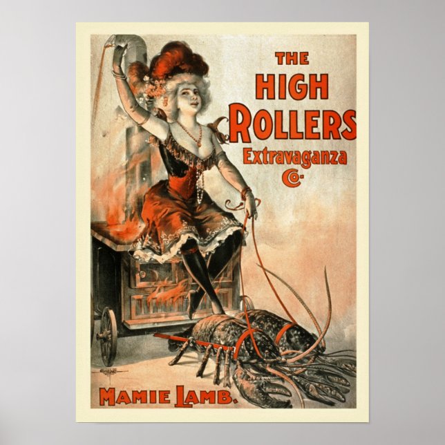 Das Hochlaufposter Extravaganza Vintage Poster (Vorne)