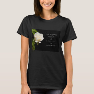 Das höchste Ergebnis der Bildung ist Toleranz T-Shirt