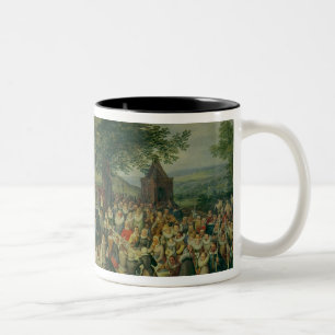 Das Hochzeits-Bankett Zweifarbige Tasse