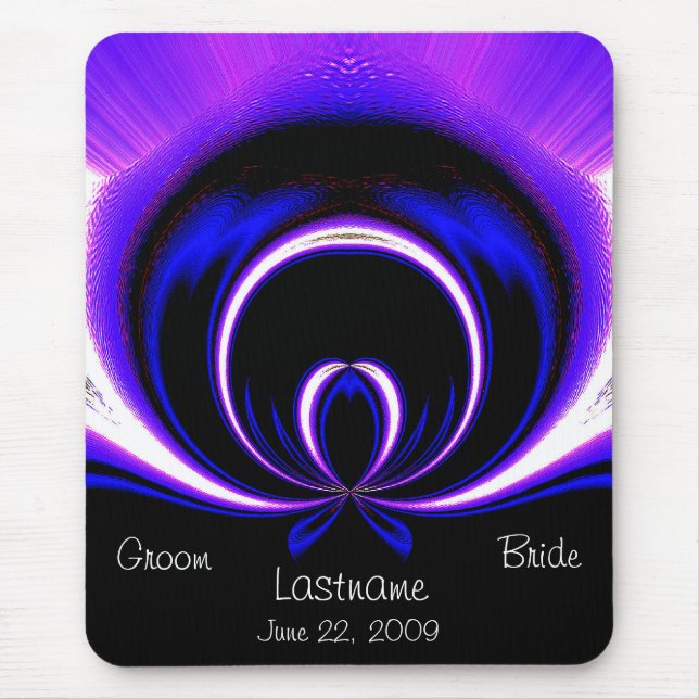 Das Hochzeits-Geschenk Mousepad (Vorne)