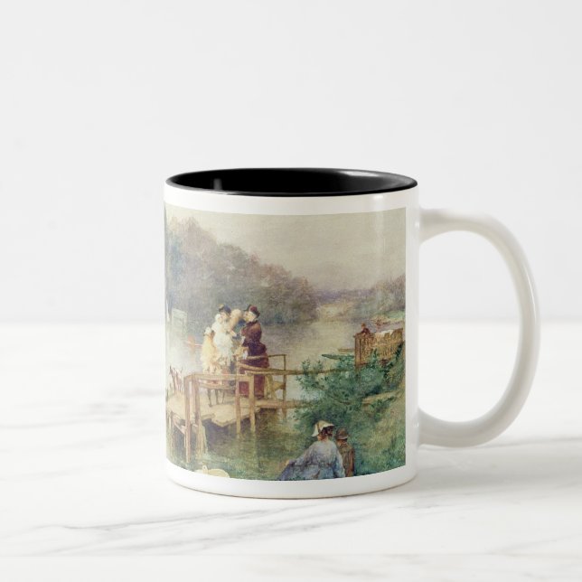 Das Hochzeits-Party Zweifarbige Tasse (Rechts)