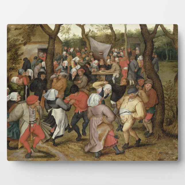 Das Hochzeitsfest Fotoplatte (Vorderseite)