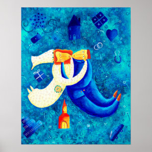 Das Hochzeitsgemälde Zeitgenössischer Kunstdruck Poster