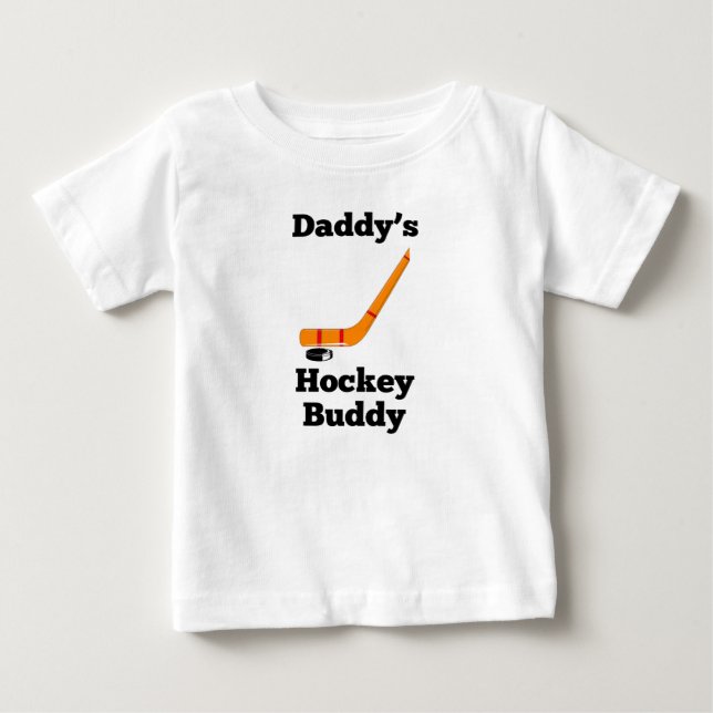 Das Hockey-Freund des Vatis Baby T-shirt (Vorderseite)