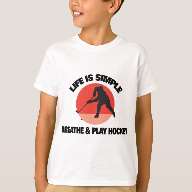 Das Hockey-Leben ist einfach T-Shirt (Vorderseite)