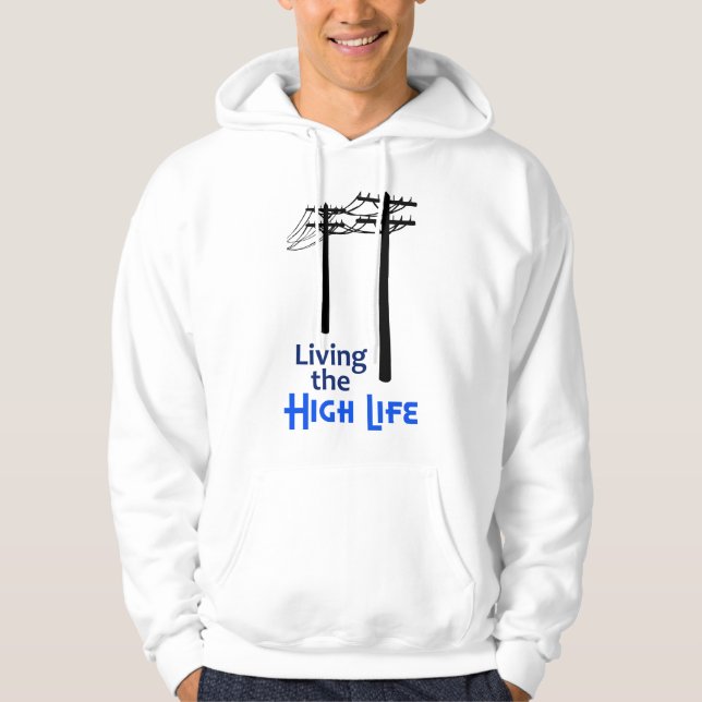 Das hohe Leben Hoodie (Vorderseite)