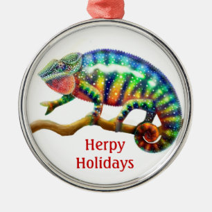 Das Holiday Panther Chameleon ist für die Ornament Aus Metall