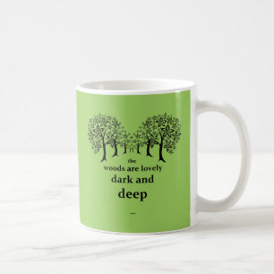 Das Holz ist reizend dunkel, und tief Kaffeetasse