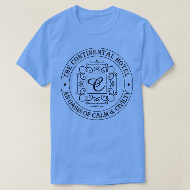Das Hotel Continental T-Shirt (Design vorne)