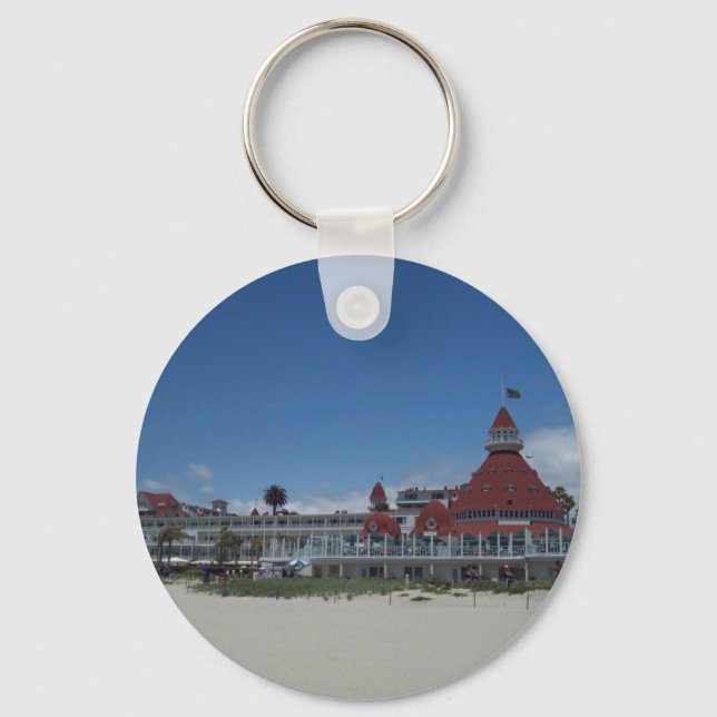 Das Hotel Del Coronado Schlüsselanhänger (Vorderseite)