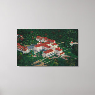 Das Hotel Del Monte vom airDel Monte, CA Leinwanddruck