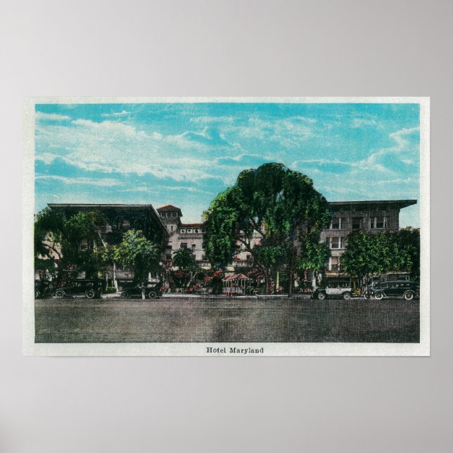 Das Hotel Maryland and and GroundsPasadena, CA Poster (Vorne)