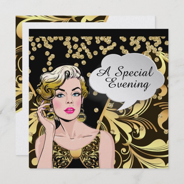 Das Hotel Polly empfängt Sie mit einem Pop im Gran Einladung (Vorne/Hinten)