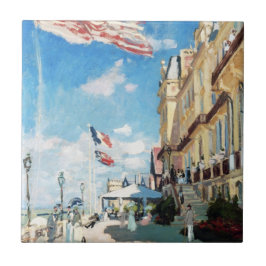 Das Hotel Roches Noires, Monet Claude von Trouvill Fliese