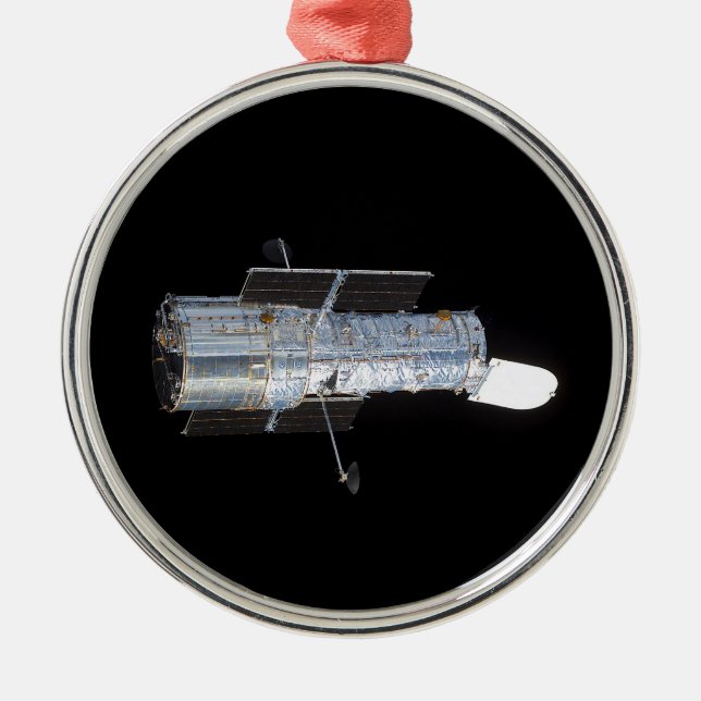 Das Hubble Weltraumteleskop (HST) Ornament Aus Metall (Vorne)