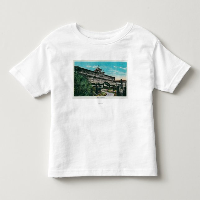 Das Huntington-Hotel und das GroundsPasadena, CA Kleinkind T-shirt (Vorderseite)