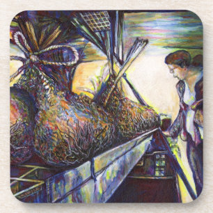 Das Hurling-Schicksal des Lebens Getränkeuntersetzer