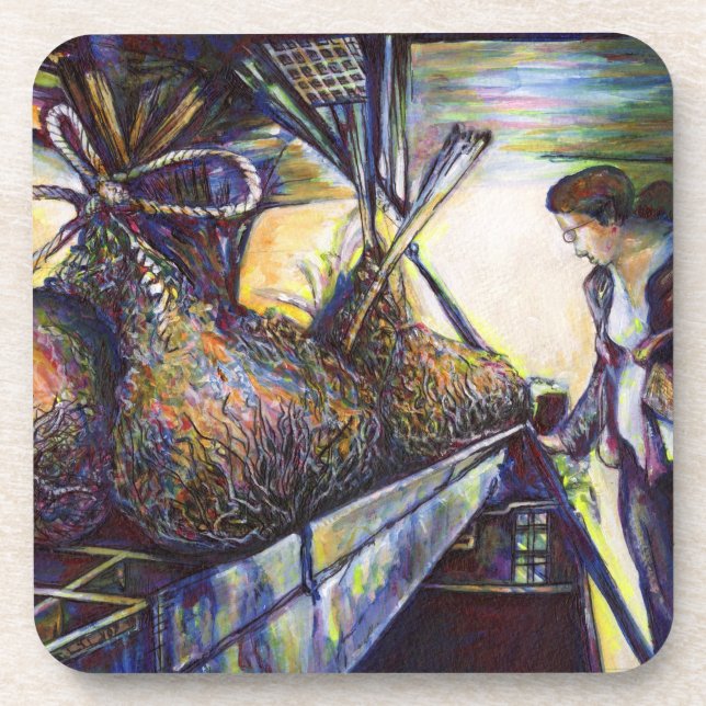 Das Hurling-Schicksal des Lebens Getränkeuntersetzer (Vorderseite)