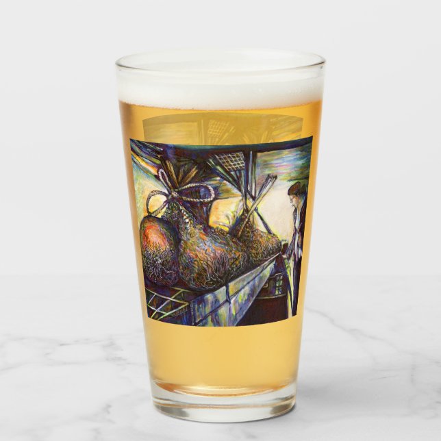 Das Hurling-Schicksal des Lebens Glas (Vorne (Gefüllt))