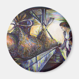 Das Hurling-Schicksal des Lebens Magnet