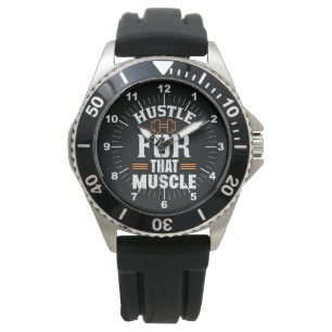 Das Husteln für das Training des Muskelspiels Armbanduhr