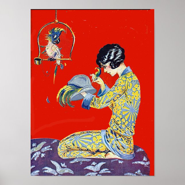 Das Hut-Vintage-Poster Poster (Vorne)