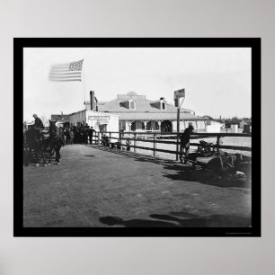 Das Hygeia, das Saal bei Fort Monroe 1864 speist Poster