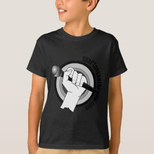 Das ikonenhafte Logo des spartanischen T-Shirt