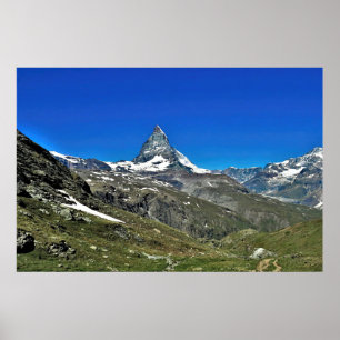 Das ikonische Matterhorn Poster