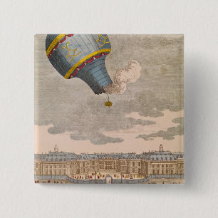 Das im Ballon aufsteigende Experiment am Chateau Button