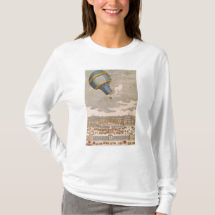 Das im Ballon aufsteigende Experiment am Chateau T-Shirt