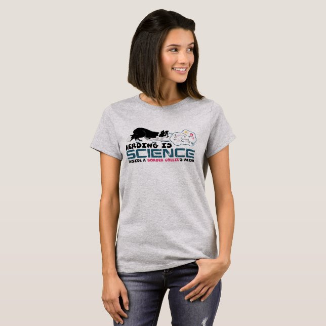 Das In Herden leben ist Wissenschaft T-Shirt (Vorne ganz)