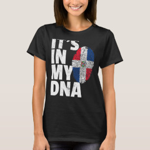 Das in meiner DNA-Dominikanische Republik Flaggens T-Shirt