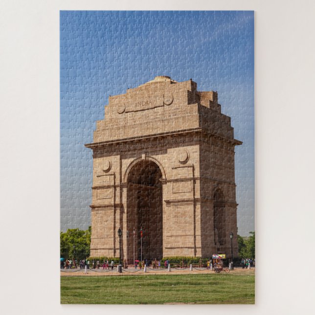 Das India Gate in Neu Delhi  (Vertikal)