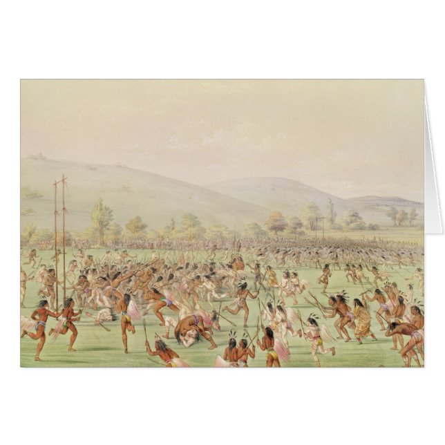 Das indische Ball-Spiel, c.1832 (Vorderseite (Horizontal))