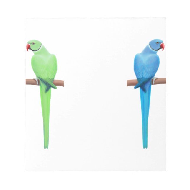 Das indische Ringneck Notizblock (Vorderseite)