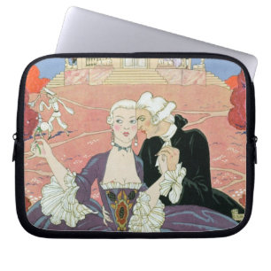 Das Indolents, Illustration für 'Partys Galantes Laptopschutzhülle