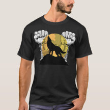 (Das Instinkt) Grundlegender dunkler T - Shirt