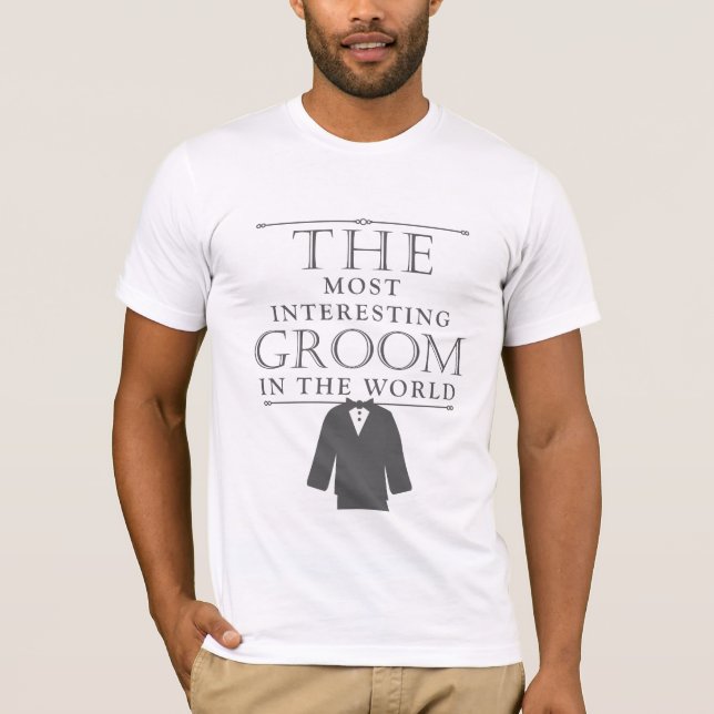 Das interessanteste Bachelor-T-Shirt, grau T-Shirt (Vorderseite)