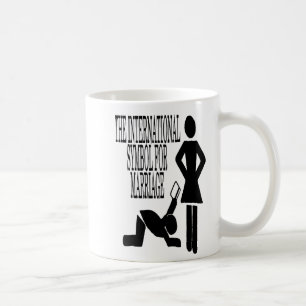 Das internationale Symbol für Heirat Kaffeetasse
