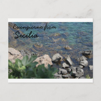 Das Ionische Meer von Aci Castello Sicliy Postkarte