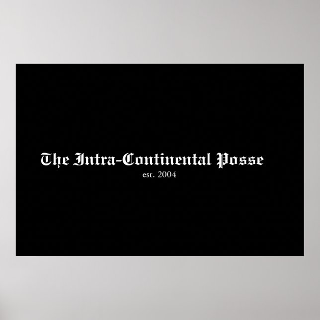 Das IP-Poster Poster (Vorne)