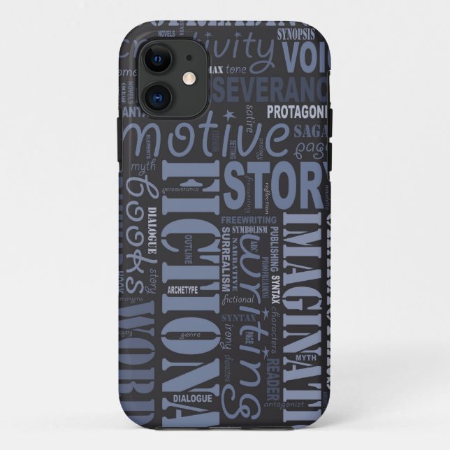 Das iPhone 5 des blauen Fiktions-Verfassers Fall Case-Mate iPhone Hülle (Rückseite)