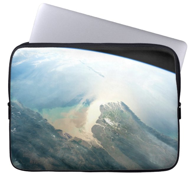 Das Irrawaddy River Delta in Birma (Myanmar). Laptopschutzhülle (Vorderseite)